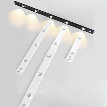 Imagem de Led para Cozinha, Luminãária de Teto para Cozinha de Led, Lâmpada Led Ultra Fina Diodo Emissor de Luz Armários Sensor de Movimento sem Fio Usb(Branco | 60CM,1 peça)