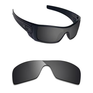 Imagem de Alphax Lentes de reposição Stealth pretas não polarizadas para óculos de sol Oakley Radar Plate OO9495D