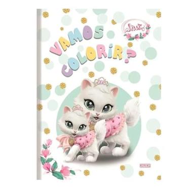 Imagem de Livro Álbum de Atividades de Colorir Sissi c/ 8 Folhas Animativa