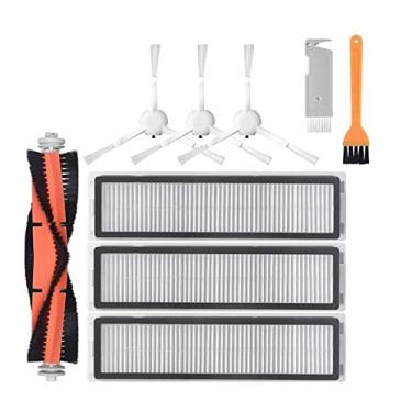 Imagem de Main/Side Brush Mop Cloth Hepa Filter Compatible With XiaoMi Dreame D9 & Bot L10 Pro Trouver Robot LDS Vacuum-Mop Finder Spare Parts(Dark Grey)