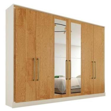 Imagem de Guarda Roupa Argos 6 Portas Espelhado MDF MadeMarcs MadeMarques - Móve