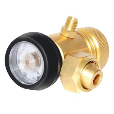 Imagem de JZWELD CGA520 AR-B Regulador de acetileno para tanques B, medidor de acetileno para Turbo Torch 0386-0725, kit de tocha de acetileno, tocha turbo acetileno
