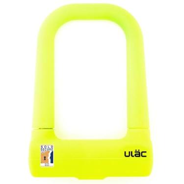 Imagem de ULAC Stockholm Heavy Duty Anti-Theft Steel U-Lock, vendido seguro Reino Unido Bronze credenciado (Neon)