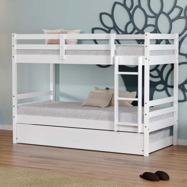 Imagem de Treliche Infantil Slim Rb Madeira Maciça Branco Housin