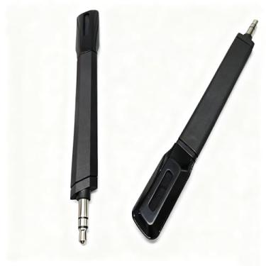Imagem de HBFQMDJLX Microfone de substituição para fone de ouvido G733, braço de microfone removível Plug and Play com material ABS e fio de cobre livre de oxigênio, acessório de microfone para jogos atualizado