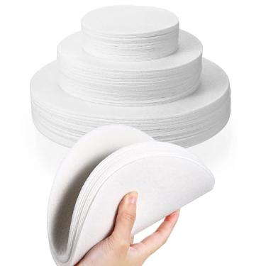 Imagem de Meyeyaia 120 peças divisórias de placa de feltro grosso, 3 tamanhos de almofadas redondas para armazenamento de louça, protetores de placa de feltro macio para empilhar e embalar panelas de cerâmica