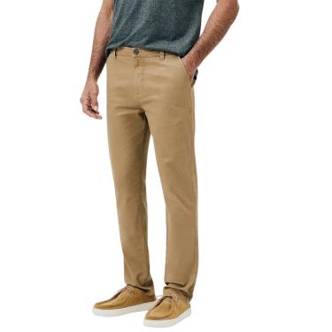 Imagem de Calça Hering Masculino Slim Chino Caqui-Masculino