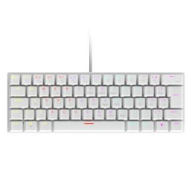 Imagem de Teclado Mecânico 60% Vinik Anihi White - Switch Blue - Led Rainbow