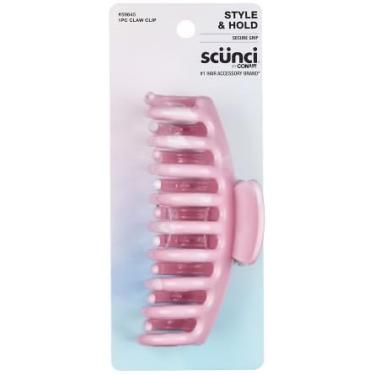 Imagem de Scunci by Conair Clips, Style & Hold Secure Grip, Rosa - 1 unidade