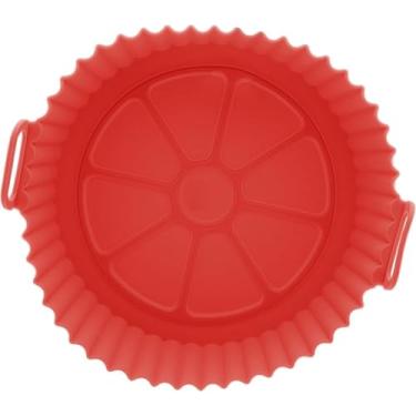 Imagem de Forro Para Air Fryer De Silicone Forma Reutilizavel Antiaderente Cores:Vermelho