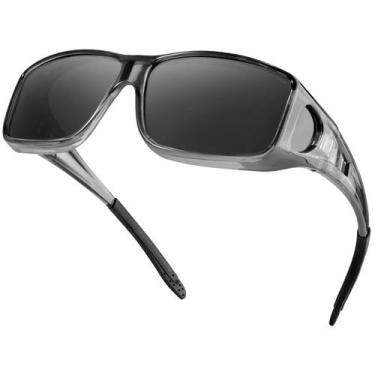 Imagem de Gafas de sol polarizadas IGnaef UV400 para usar sobre anteojos, unisex