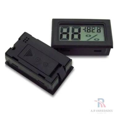 Imagem de Higrômetro Medidor Temperatura E Umidade Do Ar Chocadeira