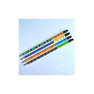 Imagem de Lápis Grafite HB Raptors com Estampa de Dinossauros - BRW, Verde