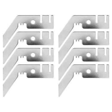 Imagem de Aramox Cabide de Barra Transversal Dupla de 8 Peças de 3 Polegadas, Cabide de Saia de Casamento de Ferro Banhado a Níquel Com Compatibilidade de Postes Com Fenda para Eventos de Festas