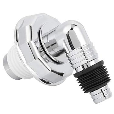 Imagem de Generic Conector Elegante do Desodorante da Junção do Dreno de Assoalho da Máquina de Lavar Placa Cromada para o Banheiro 27.6in Tanque de Drenagem Pvc (Cotovelo para capa decorativa)