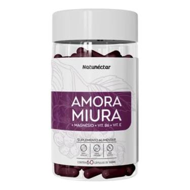 Imagem de Amora Miura + Magnésio,Vitamina B6,E - 60 Cápsulas Saúde e Bem-Estar