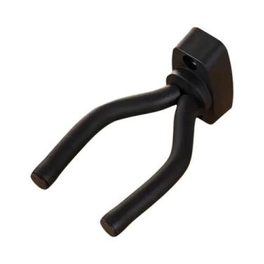 Imagem de Suporte De Parede Duplo Para Guitarra Preto, Gancho Que Economiza Espa