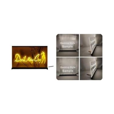 Imagem de Letreiro LED Neon 3D Esculpido Devil May Cry Arte De Parede Para Decor