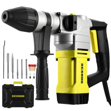 Imagem de DESOON Martelete Perfurador Rompedor 1100W Furadeira Martelo Rotativo Professional 5J Embreagem De Seguranç Uso Profissional em Concreto e Alvenaria Inclui Brocas Maleta e Graxa