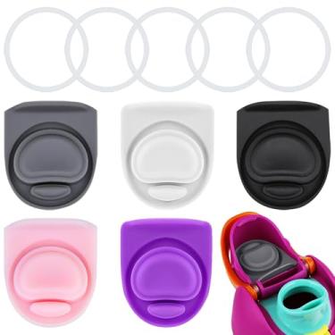 Imagem de ZONBBEE Rolha de substituição e anel de vedação de borracha compatível com Owala FreeSip 680 g, tampa de anéis de vedação superior de garrafa para Owala 16/19/24/32/1,134 g tampa de boca acessórios de