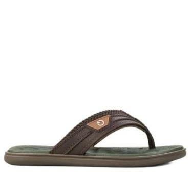 Imagem de Chinelo Infantil Menino Cartago 12497 Marrom Verde-Masculino