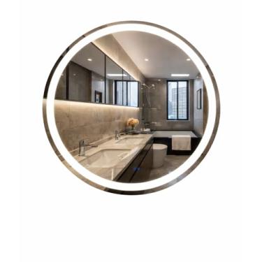 Imagem de Espelho LED 4mm Banheiro Dual Touch c/Desembaçador 80x80 cm