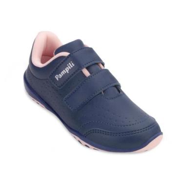 Imagem de Tênis Pampili Infantil PP24-16920, Marinho, Rosa, 27