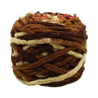 Imagem de Fio De Poliéster Macio E Grosso (2 Peças) Para Tricô Manual, Crochê, C