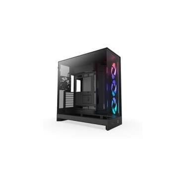 Imagem de Gabinete Gamer NZXT H9 Flow RGB (2025) Dual-Chamber, Mid Tower, ATX, Lateral em Vidro, Preto - CM-H92FB-R1