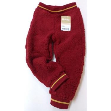 Imagem de Calça Pelo Carneirinho Bebê Unissex Inverno Katita Ref 2722, Bordô, P 