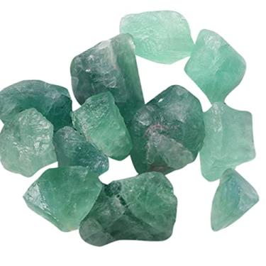 Imagem de 100g Cristal de Fluorita Verde Pedras Naturais Brutas Pedra Incenso Aromaterapia Ornamentos para Decoração Residencial Cristais Wicca Reiki Cura