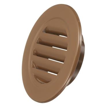 Imagem de PATIKIL Saída de ar redonda de 11,7 cm, capa de grade de alumínio Soffit Ventilação HVAC para teto parede telhado banheiro cozinha garagem duto galpão garagem, café