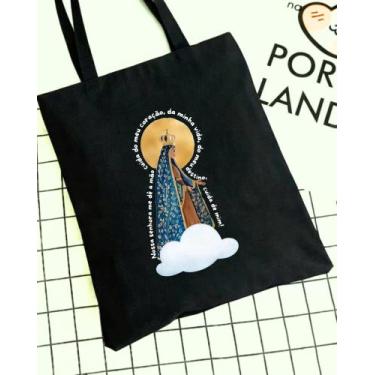 Imagem de Bag Ecobag Totebag Nossa Senhora Cuida De Mim Aesthetic Unissex - Snek