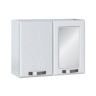 Imagem de Armário p/ Banheiro Rubi 70cm Branco - Telasul