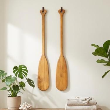 Imagem de Remo de Madeira Pinus Decorativo artesanal de madeira