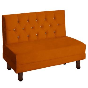 Imagem de Canto Italy Confortável Para Apartamento Cozinha E Restaurantes Veludo Cor Terracota