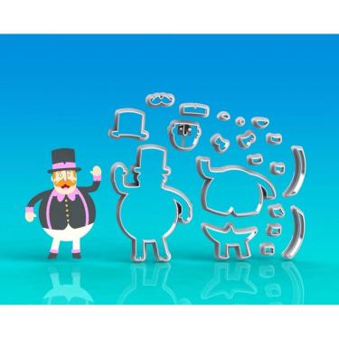 Imagem de Cortador Mundo Bita Bita Modular Tamanho 8cm