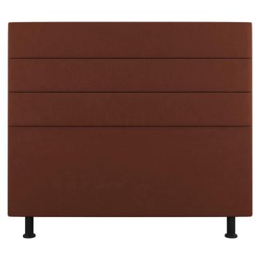 Imagem de Cabeceira Cama Box Casal Queen Size Malik 160cm Suede Terracota - Abmaza