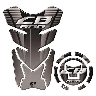 Imagem de Adesivo Protetor Tanque E Bocal Honda Cb 600 + 2018 Preto