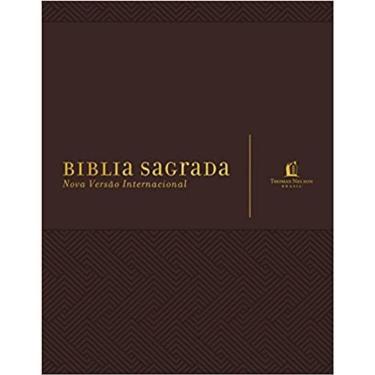 Imagem de Bíblia Nvi, Couro Soft, Marrom, Com Espaço Para Anotações, Leitura Perfeita
