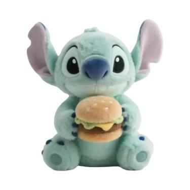 Imagem de Almofada De Pelúcia Disney Stitch Hambúrguer Fofa Para Meninas - Prese
