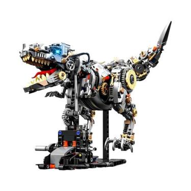 Imagem de Modelo De Blocos De Montar Do Tyrannosaurus Rex, Brinquedo De Montagem