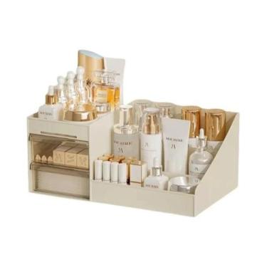 Imagem de Organizador De Cosméticos Para Mesa Com Gavetas, Expositor Para Quarto