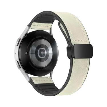 Imagem de Pulseira De Couro E Silicone De 20/22mm Para Relógios Amazfit Active, 