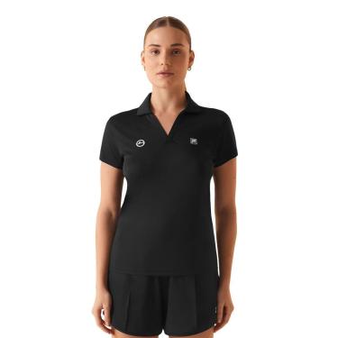 Imagem de Camisa Polo Fila F-Box Tennis Basic Rio 26 Preta-Feminino