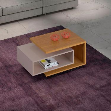 Imagem de Mesa De Centro Diva Candian Jcm Movelaria Nature Com Off White