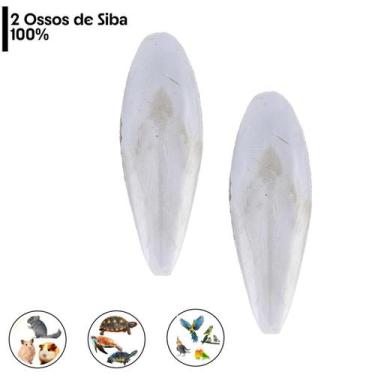Imagem de 2 Ossos de Siba 10g á 25g Osso Choco Sépia Passaros, Roedores e Tartar