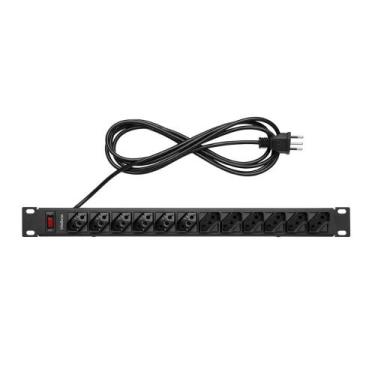 Imagem de Protetor elétrico para rack intelbras epr 212+ 12 tomadas - 4824303