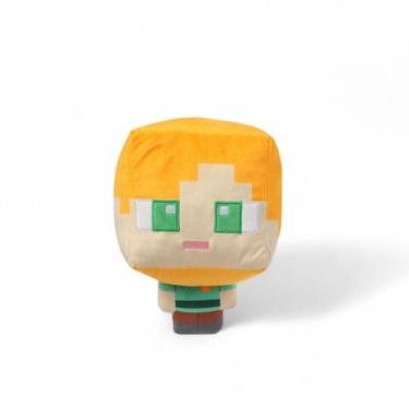 Imagem de Pelúcia Infantil Minecraft Alex Pixel Original Miniso