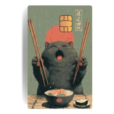 Imagem de Película de Proteção Adesiva Para Cartão Personalizado Arte Japonesa V